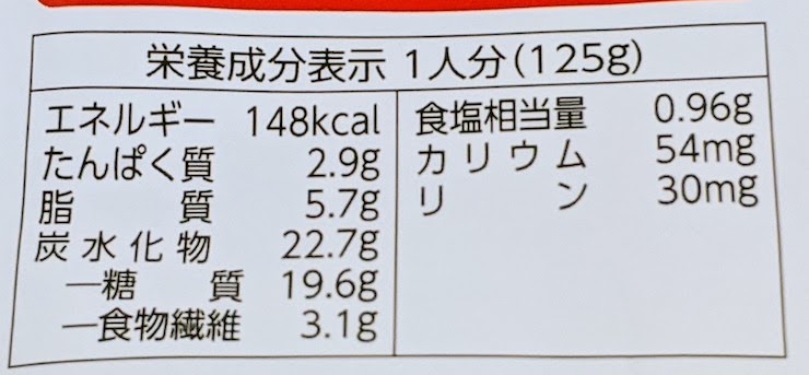 低たんぱくミート入り麻婆豆腐丼の栄養成分表示