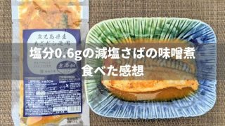 【塩分0.6g】無塩ドットコムの減塩さばの味噌煮が安定のおいしさ!