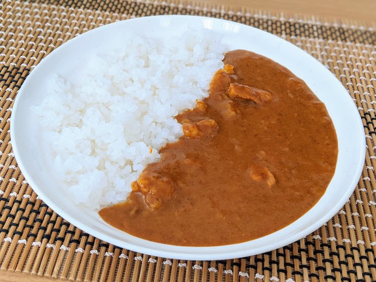 食塩不使用チキンカレーの完成