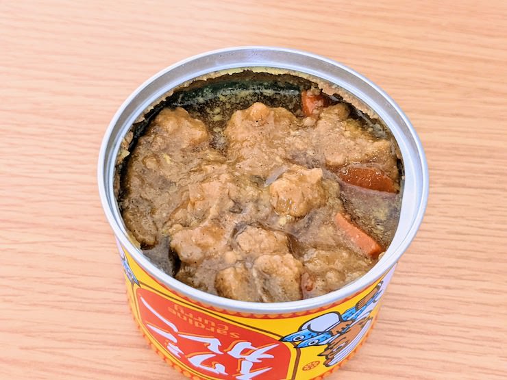 気になるイワシカレー缶詰の中身はこちら