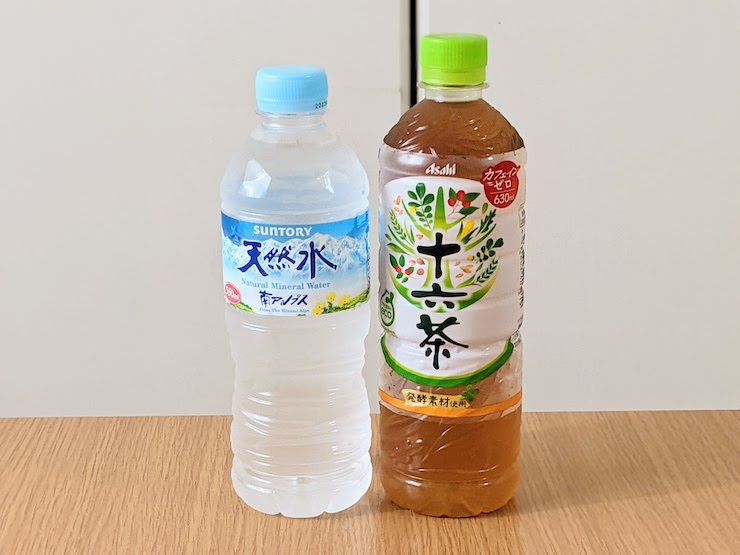 お水やお茶は勿論飲みます