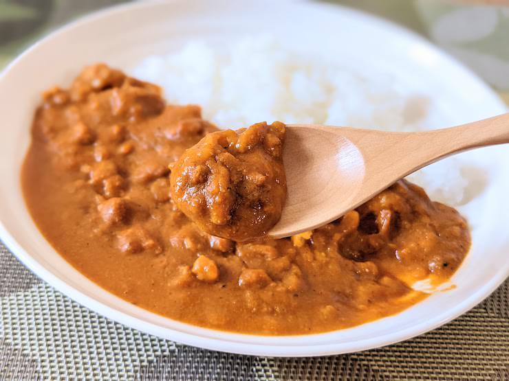 お肉の旨みをダイレクトに感じられるカレー