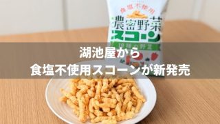 湖池屋から食塩不使用スコーンが新発売!食べた感想を紹介