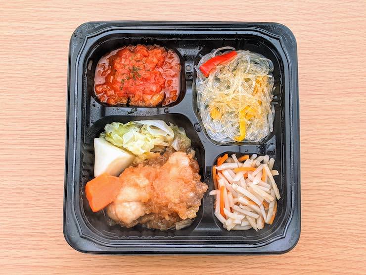 多幸源の低たんぱく弁当