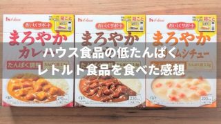 ハウス食品の低たんぱくレトルト食品(カレー・シチュー・ハヤシ)を食べた感想
