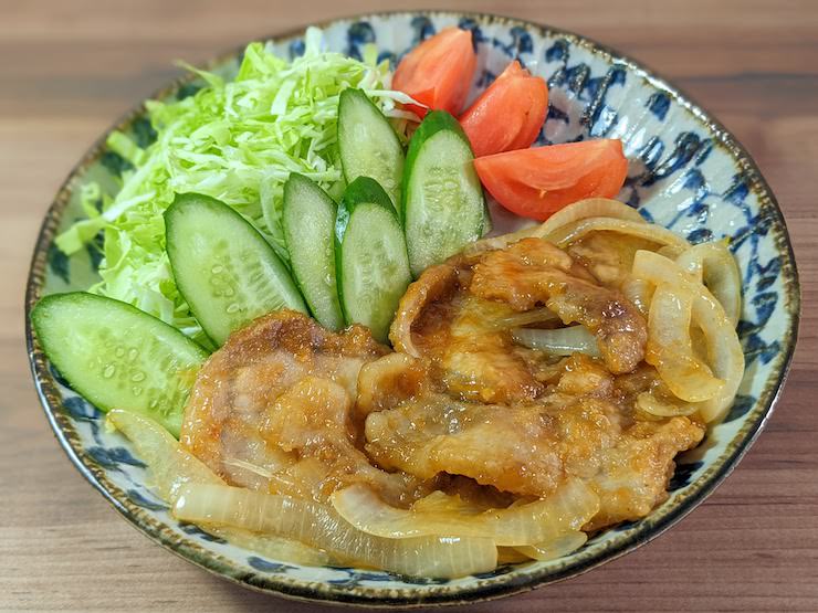 国産しょうが焼きのたれで作った豚の生姜焼き